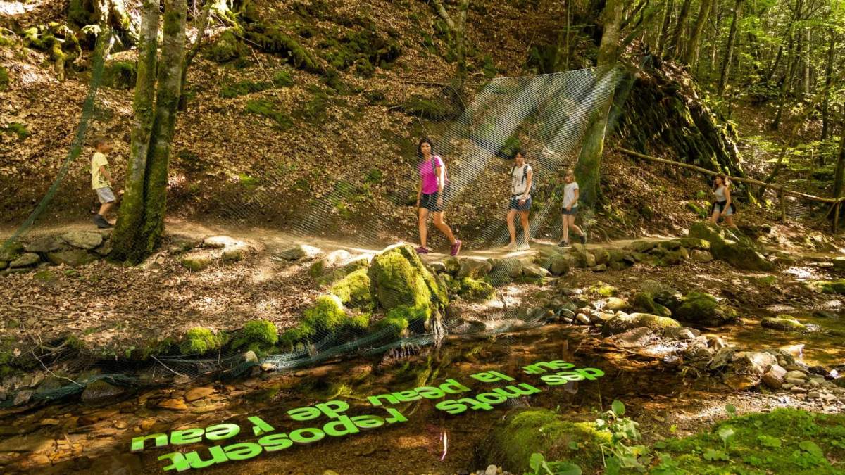 Le Vallon du Villaret: an unusual experience blending art, games and nature