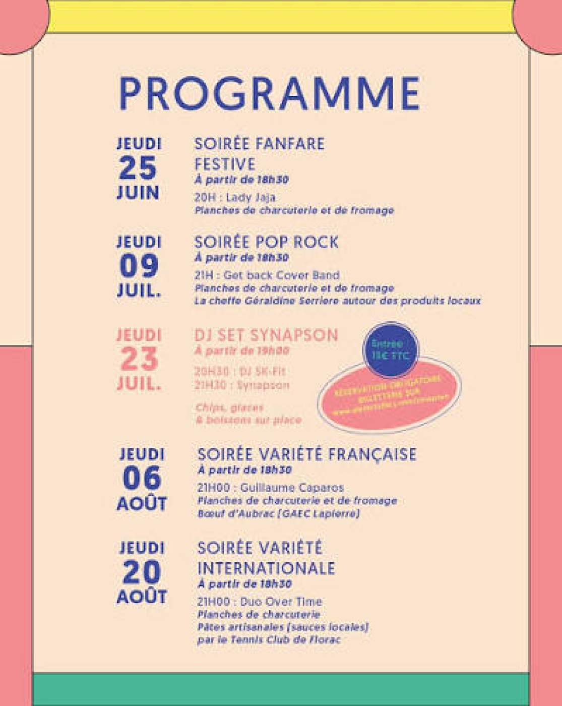 Les Heures Bleues 2026 : le rendez-vous estival incontournable sur les toits de l’Atelier Tuffery copie